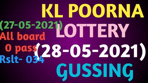 kl poorna lottery|LIVE .